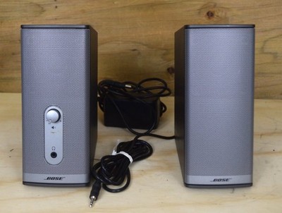 Bose Companion 2 Series II Multimedia Computer Speaker System Silver Black Set