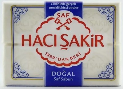 haci sakir dogal saf sabun seife soap 4x 150 gram