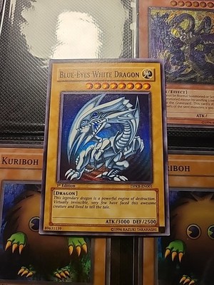 YUGIOH - Blue-Eyes White Dragon - DPKB-EN001 - Super Rare - 1st Edition 