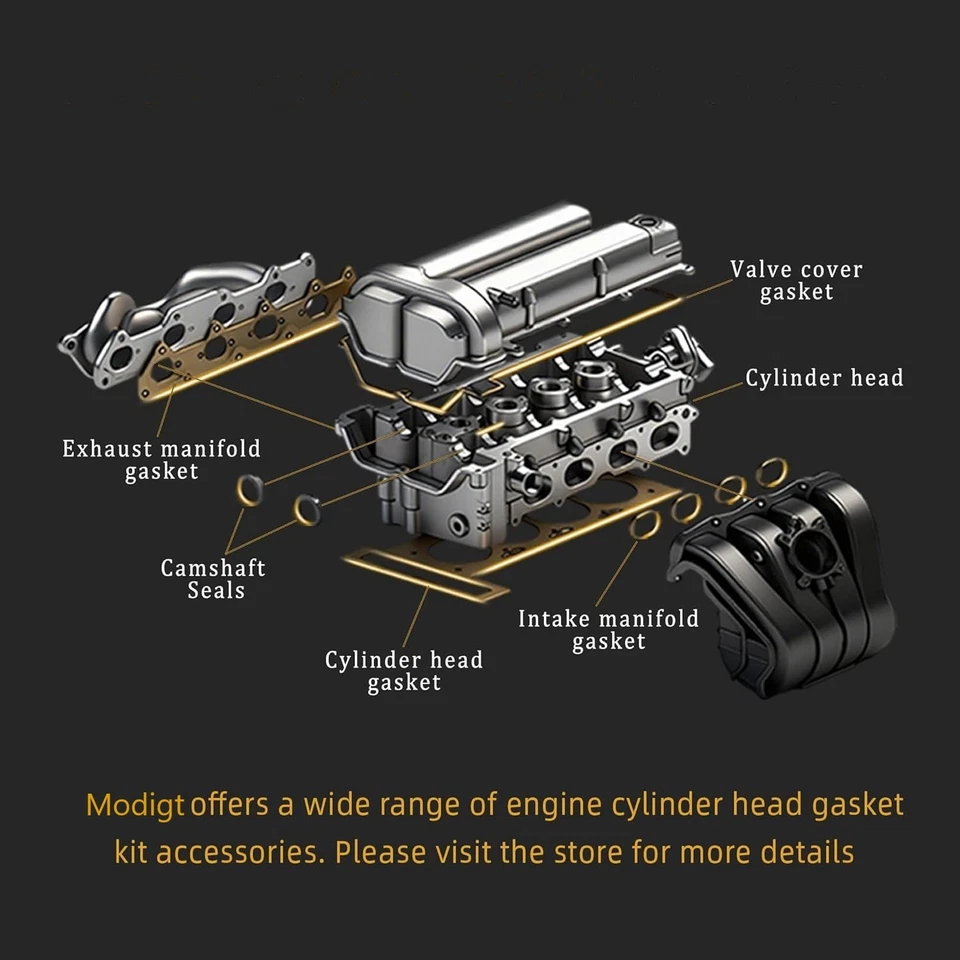 High Quality Cylinder Head Gasket Set HS9325 For 2001-2005 BMW 525i 2.5L DOHC L6 - Imagem 4 de 4