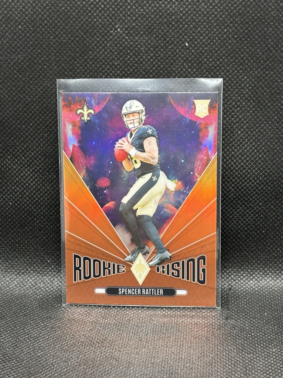 2024 PANINI PHOENIX SPENCER RATTLER ROOKIE RISING orange SP SAINTS