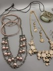 Vintage Costume Jewelry Lot Necklaces Earrings Bracelets Pendants Sets Estate — photo 2