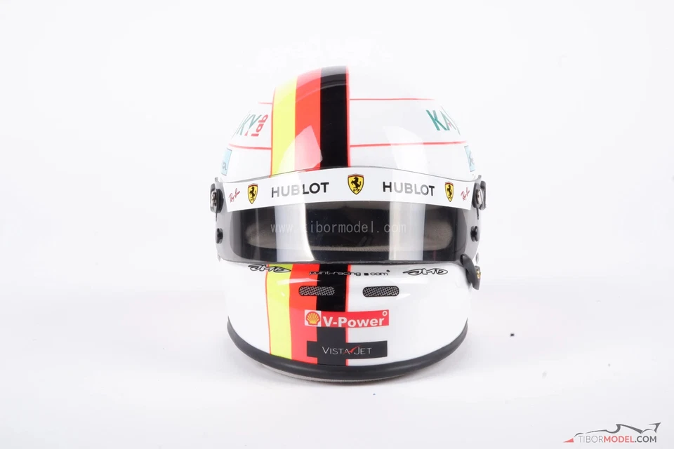 Sebastian Vettel 2019 Scuderia Ferrari F1 mini helmet 1:2 Arai - Bild 3 von 4