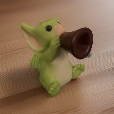 Vintage Pocket Dragons Can You Hear Me Now Real Musgrave Figurine No Box -CR