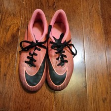 Nike Jr. Bravata II Kids Firm-Ground Soccer Cleats 844442-800 Pink/Black SZ 3.5Y