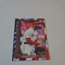 2025 Topps Series Two NICK MARTINEZ #696 31/ 76 STARS AND STRIPES REDS