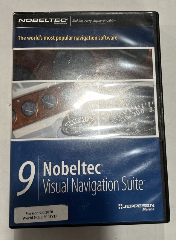 New Nobeltec Visual Navigation Suite Upgrade 9 Software Jeppesen Marine