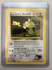 Giovanni's Meowth 43/132 Gym Challenge Regular on eBay