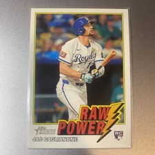 2026 Topps Heritage #RP-JC Jac Caglianone Raw Power Insert (RC)