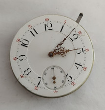 Orologio da tasca svizzero Agassiz movimento 80304 quadrante lancette circa 1876-1890 alta qualità