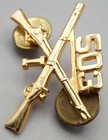 WWII 503rd Airborne Parachute Infantry Regiment Officer Insignia Pin VERY RARE — photo 2