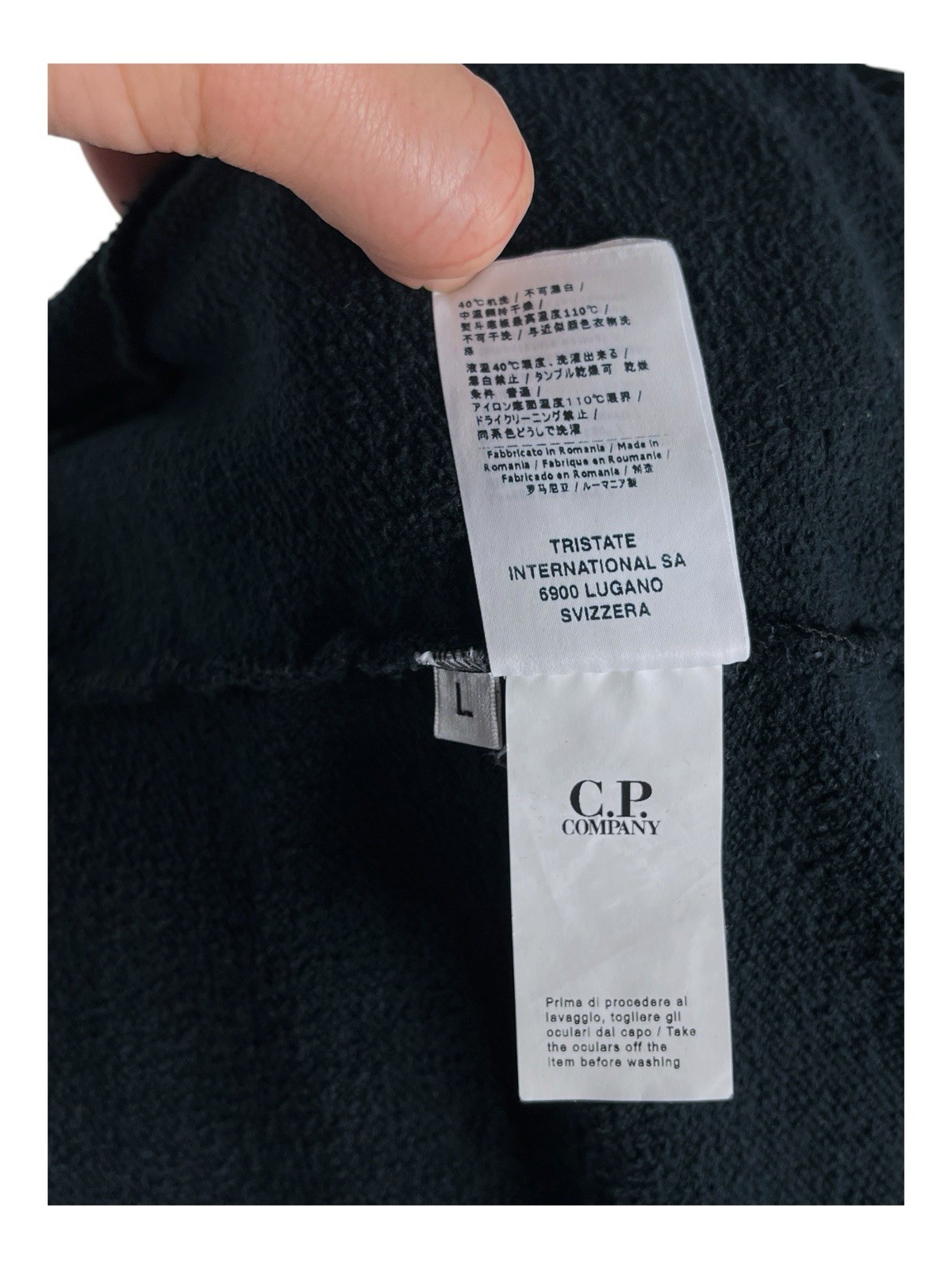 C.P. Company Jumper Zip L Blue Authentic Men Archival Luxury Preloved CP VIP image 8