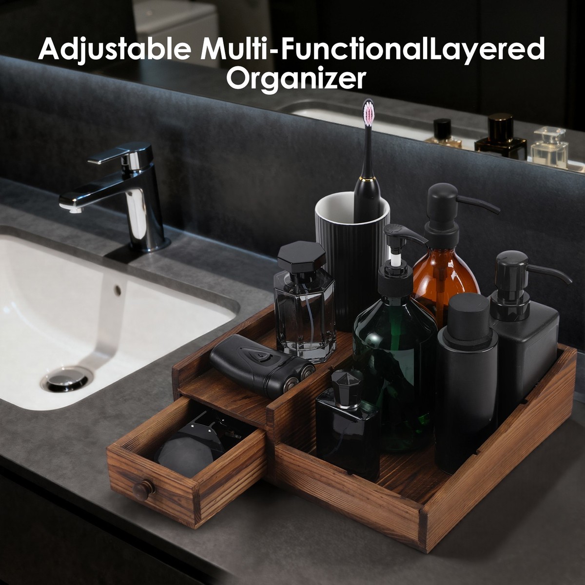 Organizer for Men,Bathroom Countertop Organizers,Perfume Organizer