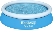 Bestway 6ft x 20in Blue Round Fast Set Inflatable Above Ground Pool