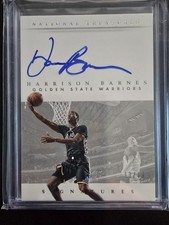 2014-15 Panini National Treasures - Signatures Harrison Barnes On Card Auto /49
