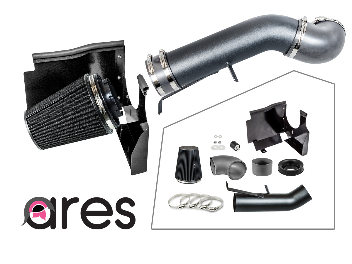 ARES GK For 2001-2006 Silverado Sierra 2500 3500 V8 Cold Air Intake+Heat Shield