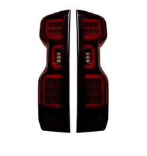 Recon 264397ledrbk Tail Lights Oled Red Smoked For Silverado 20-23 Repl Oem ...