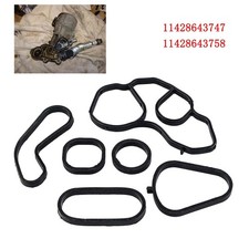 Oil Filter Housing Cooler Gasket Seals Kit For MINI COOPER S R56-R60 R61 07-2016
