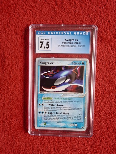 Kyogre ex graded CGC 7.5 for sale on eBay