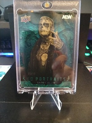 Aew Upper Deck UD Portraits Darby Allin /10 Wrestling Trading Card