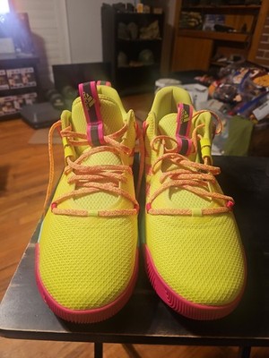 ADIDAS HARDEN STEPBACK 3 SOLAR YELLOW SHOCK PINK GY8634 SIZE 14 BASKETBALL 