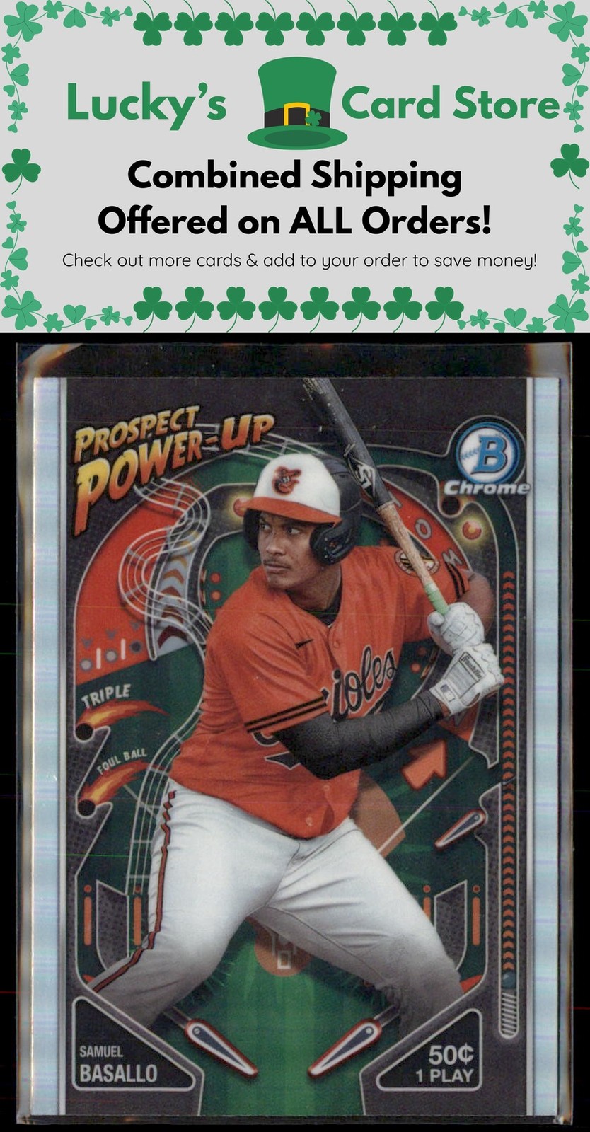 2024 Bowman #PP-8 Samuel Basallo Prospect Power-Up