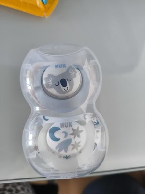 NUK Signature Schnuller 2er-Pack 0-6 Monate Gr. 0 Blau