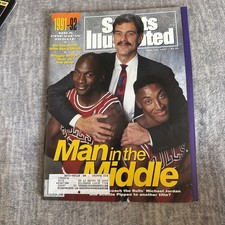 Michael Jordan Scottie Pippen Phil Jackson Sports Illustrated 11/11/1991 Bulls
