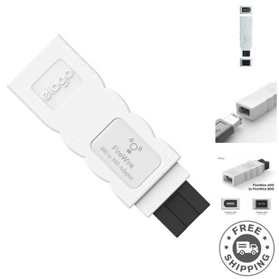 Lightweight FireWire 800 to 400 Adapter - Perfect for Mac Mini & Other Laptops