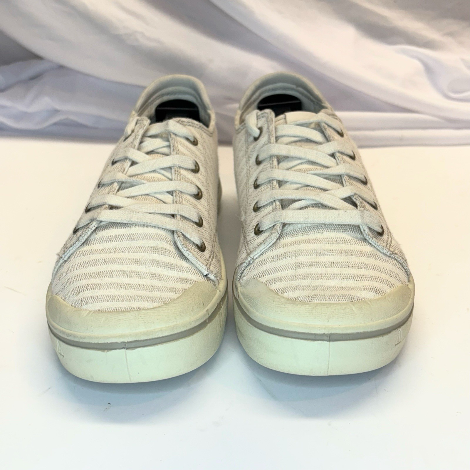 Scarpe sneakers Keen Elsa IV donna taglia 9 tela lifestyle beige a righe stringate