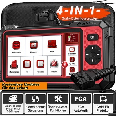  ANCEL DS410 KFZ OBD2 Diagnosegerät Profi Auto Scanner ALLE SYSTEM CAN-FD