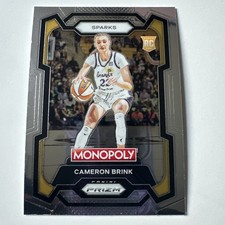CAMERON BRINK 2024 Panini Prizm Monopoly WNBA RC Rookie #39 Los Angeles Sparks