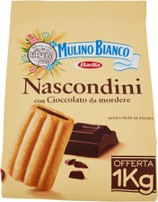 Biscotti Frollini Nascondini Con Cioccolato Da Mordere, Senza Olio Di Palma, Col