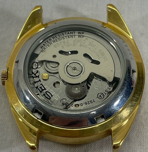 Seiko 5 Automatic 7S26-0430 A4 Black 21 Jewels 7S26B - No Band - Works - Picture 8 of 12