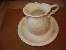 Hadida Bathroom Collection English Bone China Jug and Bowl