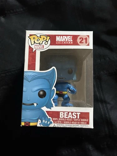 Funko Pop Marvel Beast Vinyl Figure #21 X-Men Vaulted Unopened