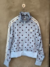 adidas Originals Satin Polka Dot Track Top Women Lifestyle Jacket AsiaFit KV1167