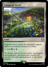 MTG Sunpetal Grove [The Lord of the Rings: Tales of Middle-Earth Commander] Near