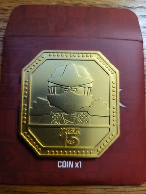 LEGO NINJAGO 15th Anniversary Gold Coin Exclusive To Legoland Ninjago Days 2026