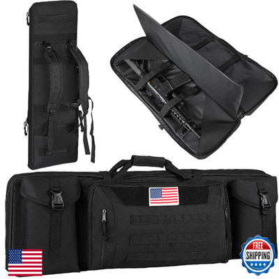 Espmotic Tactical 36in Soft Double Rifle Bag Long Gun Backpack Gun