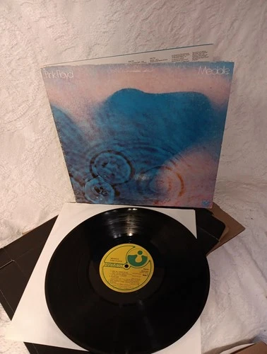 PINK FLOYD MEDDLE LP VINYLRECORD VG+/VG+ 1975 HARVEST vintage Fast Shipping