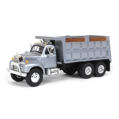 First Gear 1/64 Mack B-61 Dump Truck, Gray 60-0417