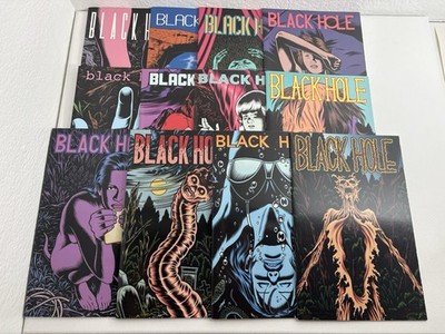 Black Hole Complete Series #1-12 (1995-2005) - Black-and-White; First Printings!