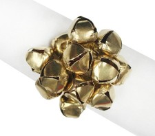 Glockenspiel Glocken Weihnachten Serviettenring - Gold