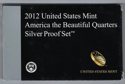 America the Beautiful Quarters Silver Proof Set 2012 / 28,125g  / Silber