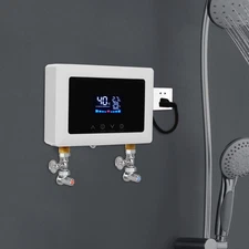 Wall Mounted Electric Instant Hot Water Heater Mini Small Water Tank 3000W