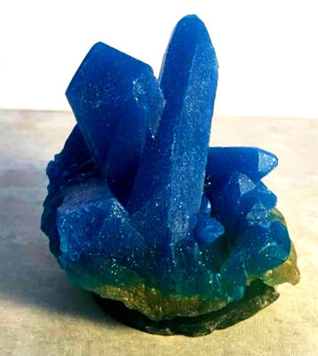 Sapphire Blue Geode Crystal Gemstone Rock Soap - Vanilla Bean Scented