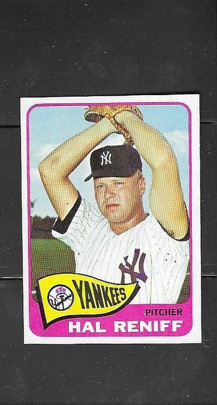 1965 Topps #413 Hal Reniff NM+