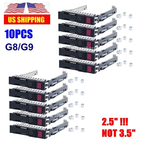 HP Gen8 G9 G10 651687-001 2.5 " Tray DL380p DL360p DL160 HDD SFF - Foto 7