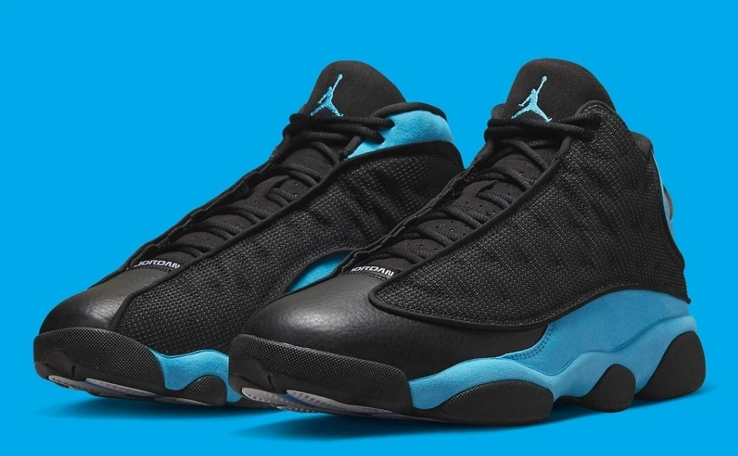 Nike Air Jordan 13 Retro Black University Blue DJ5982-041 Menu0026#039;s Size  11 | eBay
